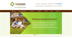 Desktop Screenshot of leugersins.com