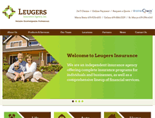 Tablet Screenshot of leugersins.com